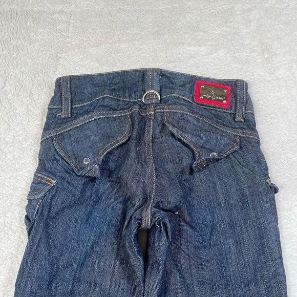 Vintage Y2K Baby Phat Cargo Women’s Capri Denim Cropped Jeans - Picture 3 of 8